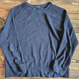 Banana Republic Dark Heather Crew Neck Sweater - Men's Large